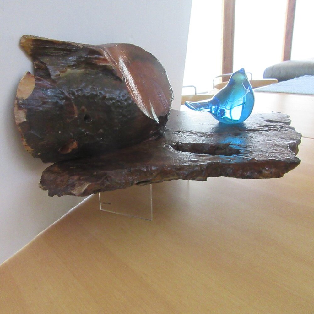 Hand crafted cypress wood shelf - wall or tabletop - rustic, beach house